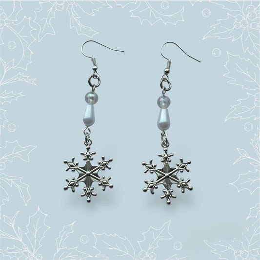 Snowflake earrings