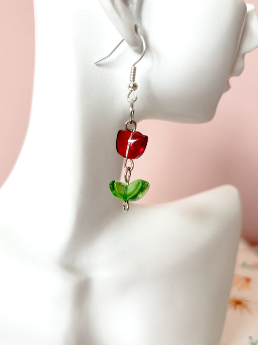 Tulip earrings