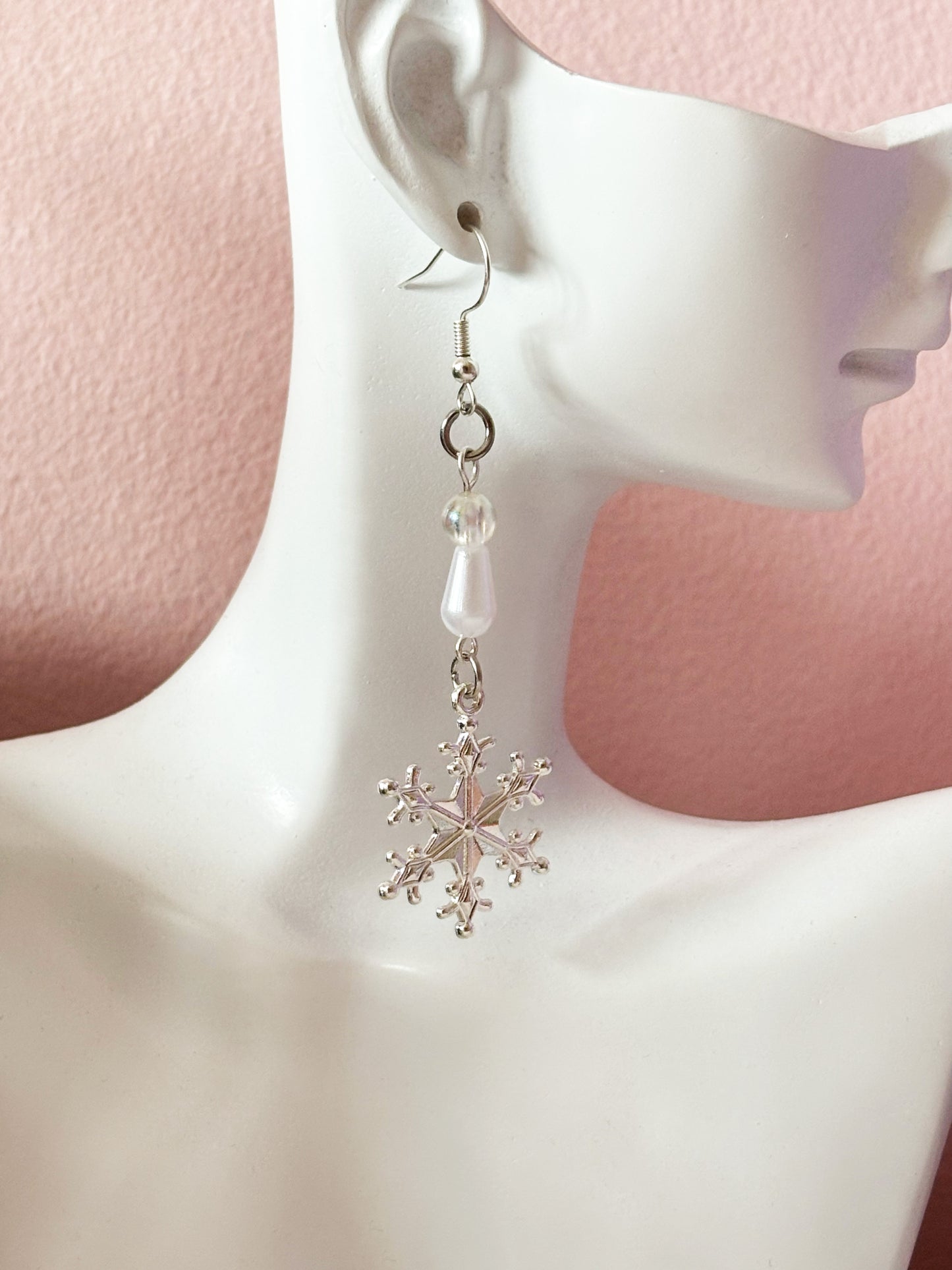 Snowflake earrings